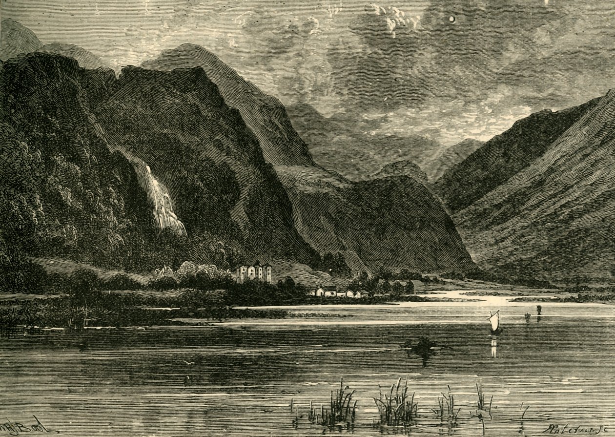 Derwentwater, Looking Towards Borrowdale, 1898. alkotó: Unbekannt