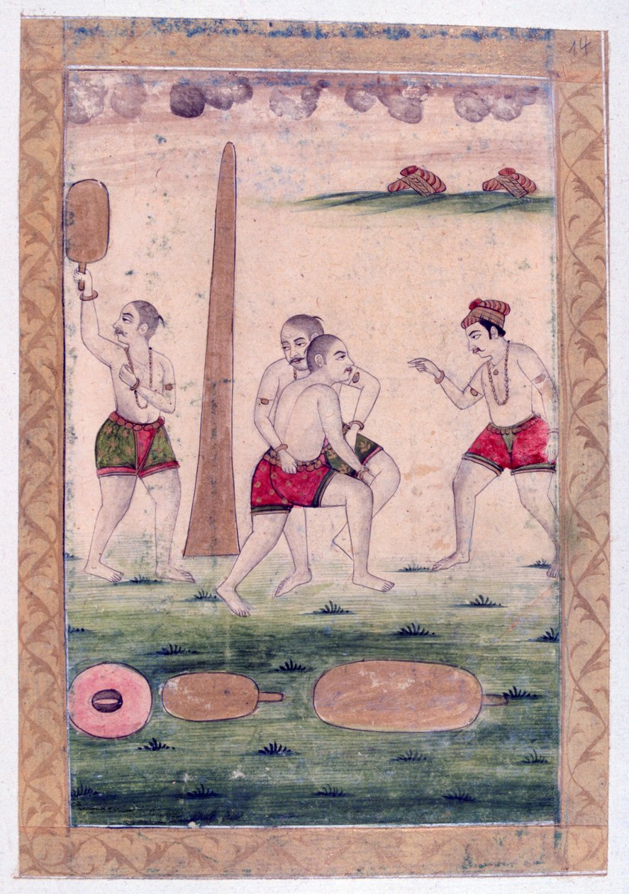 Desakh Ragini, Ragamala Album, Rajasthan Iskola, 19. század alkotó: Unbekannt