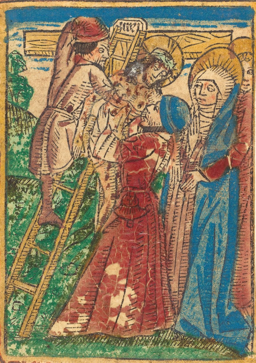 Leszállás a keresztről, c. 1490. alkotó: Unbekannt