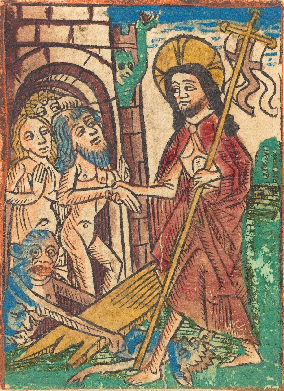 Leszállás Limbóba, c. 1490. alkotó: Unbekannt