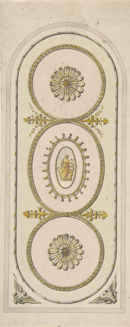 Tervezés panelhez, 1748-92. alkotó: Unbekannt