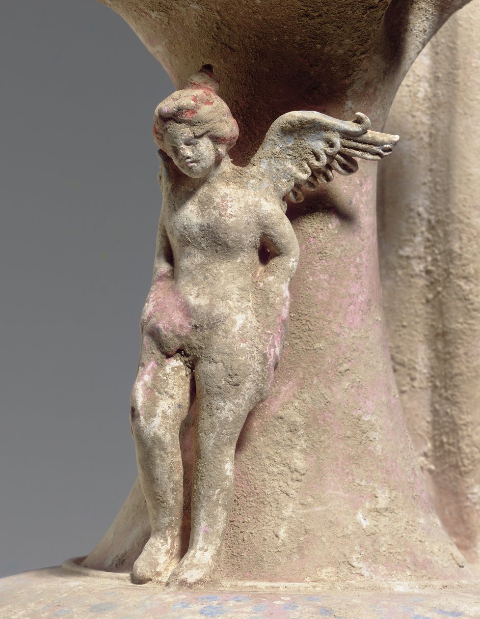 Részlet a Canosan polychrome pottery oinochoe-ból, Puglia, c. Kr.e. 3. század eleje (kerámia) alkotó: Unbekannt