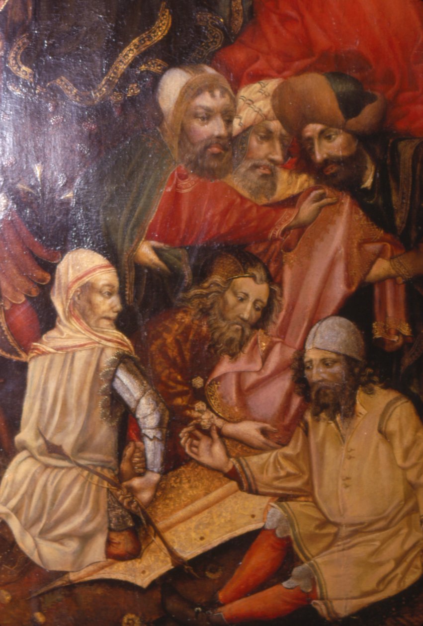 A keresztrefeszítés részlete, Frankfurt, Nyugat-Németország, 1430 alkotó: Unbekannt