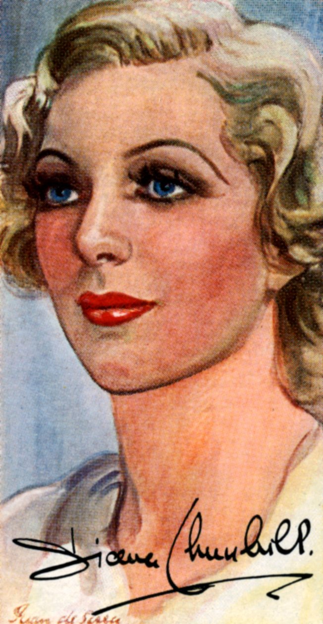 Diana Churchill, 1913-1994, angol film- és színpadi színésznő, XX. alkotó: Unbekannt
