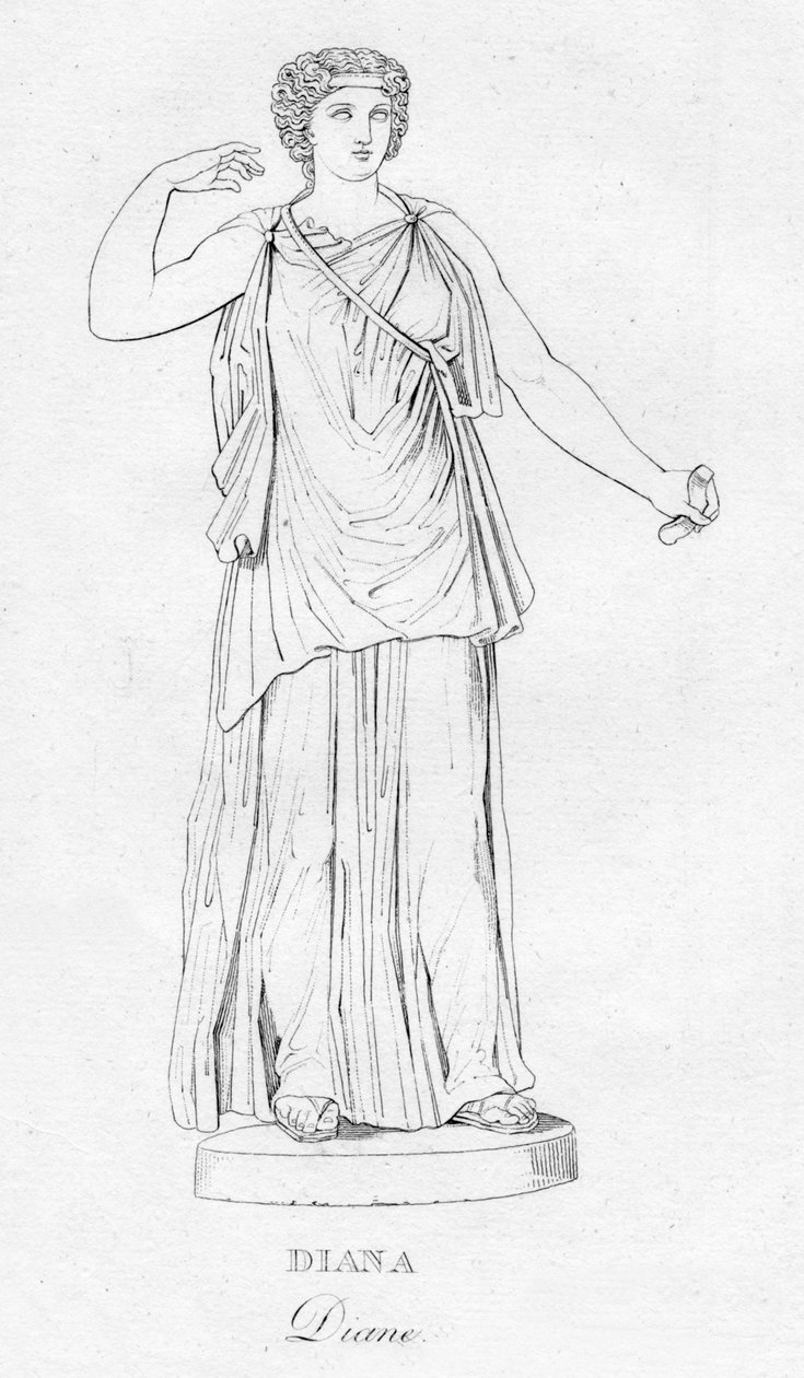 Diana Diane, 1850 alkotó: Unbekannt