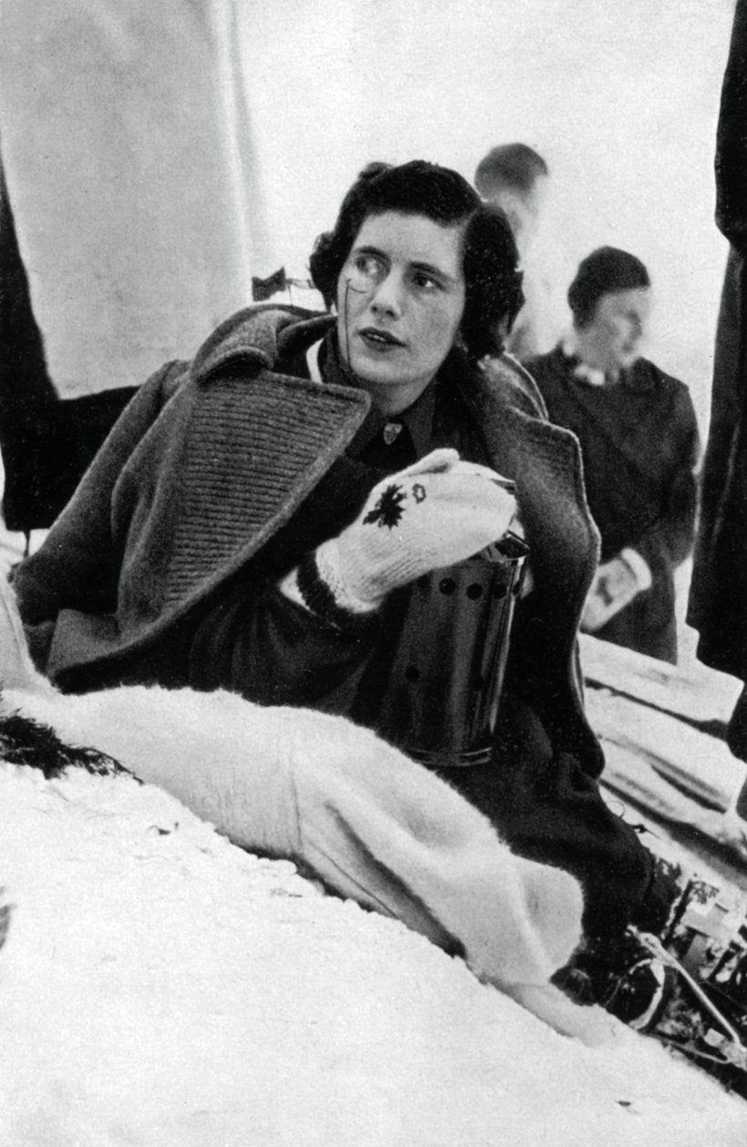 Diana Gordon Lennox, kanadai síelő, téli olimpiai játékok, Garmisch-Partenkirchen, Németország, 1936 alkotó: Unbekannt