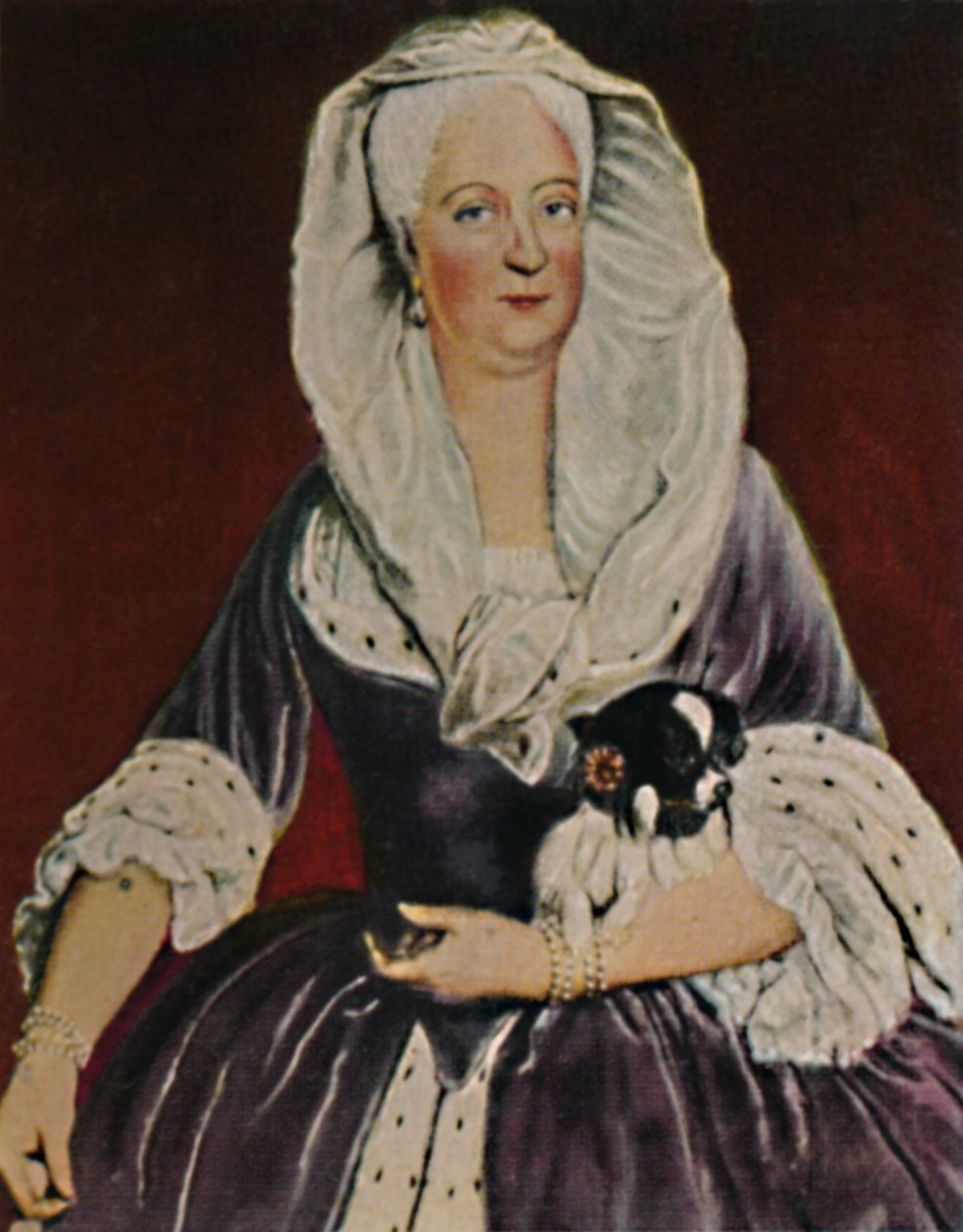 Nagy Frigyes anyja 1687-1757. - Pesne festménye, 1934. alkotó: Unbekannt
