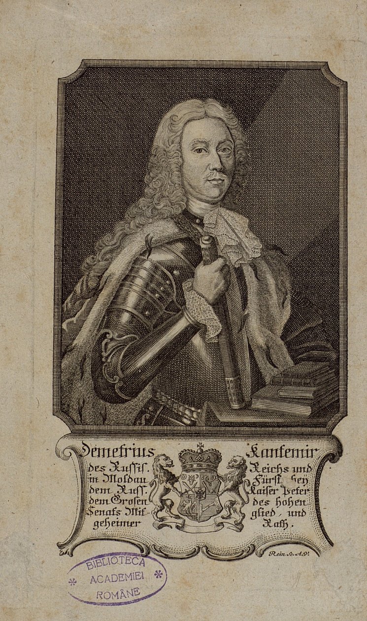 Dimitrie Cantemir 1673-1723, 1771 alkotó: Unbekannt