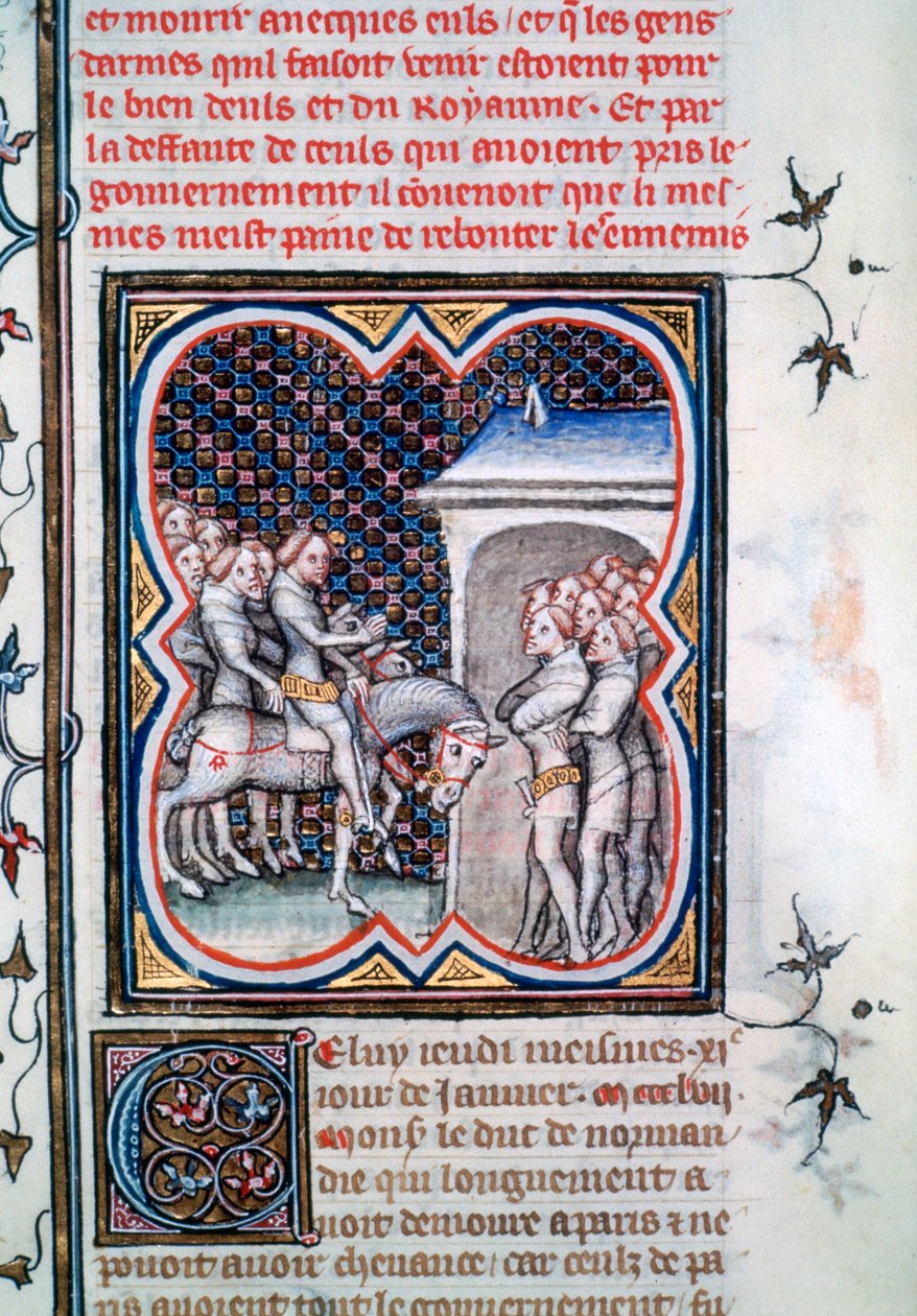 Dauphin Károly beszéde, 1358, 1375-1379 alkotó: Unbekannt