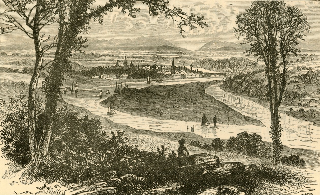 Perth távoli kilátása, 1898. alkotó: Unbekannt