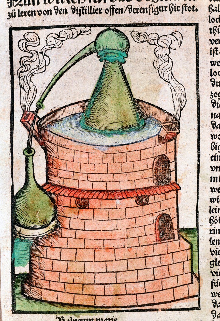 Lepárlás, 1500 alkotó: Unbekannt