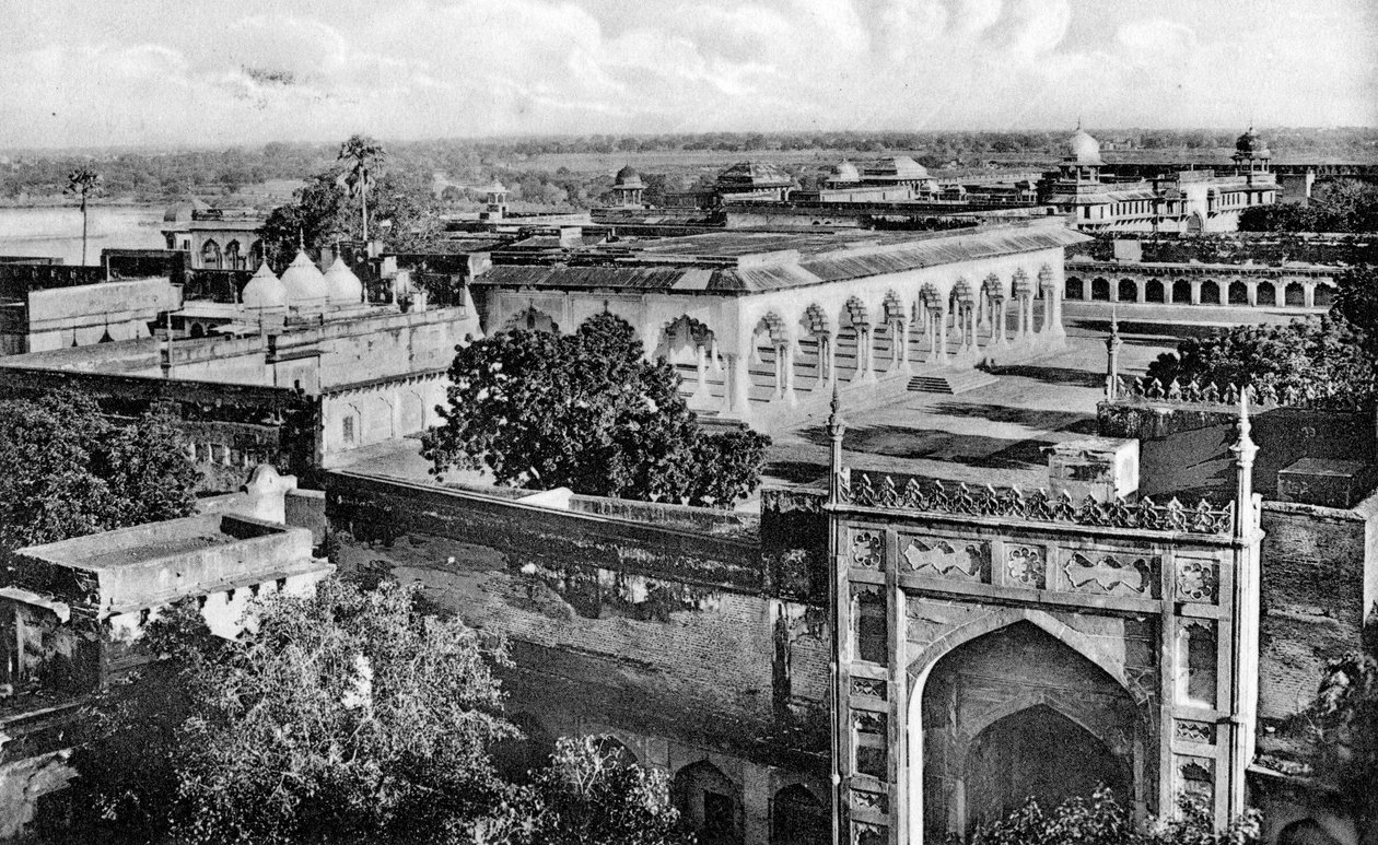 Diwan-i-am az Agra-erődben, XX. század alkotó: Unbekannt