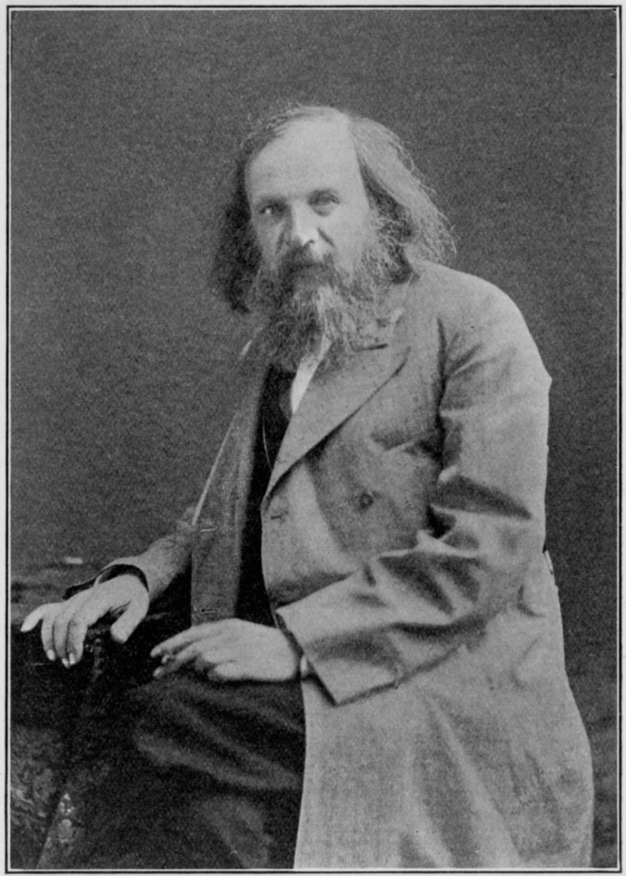 Dmitrij Ivanovics Mengyelejev 1834-1907, orosz kémikus, 1900-as évek alkotó: Unbekannt
