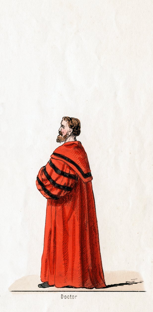 Doktor Butts, Shakespeare drámájának jelmezterve, VIII. Henrik, XIX. alkotó: Unbekannt