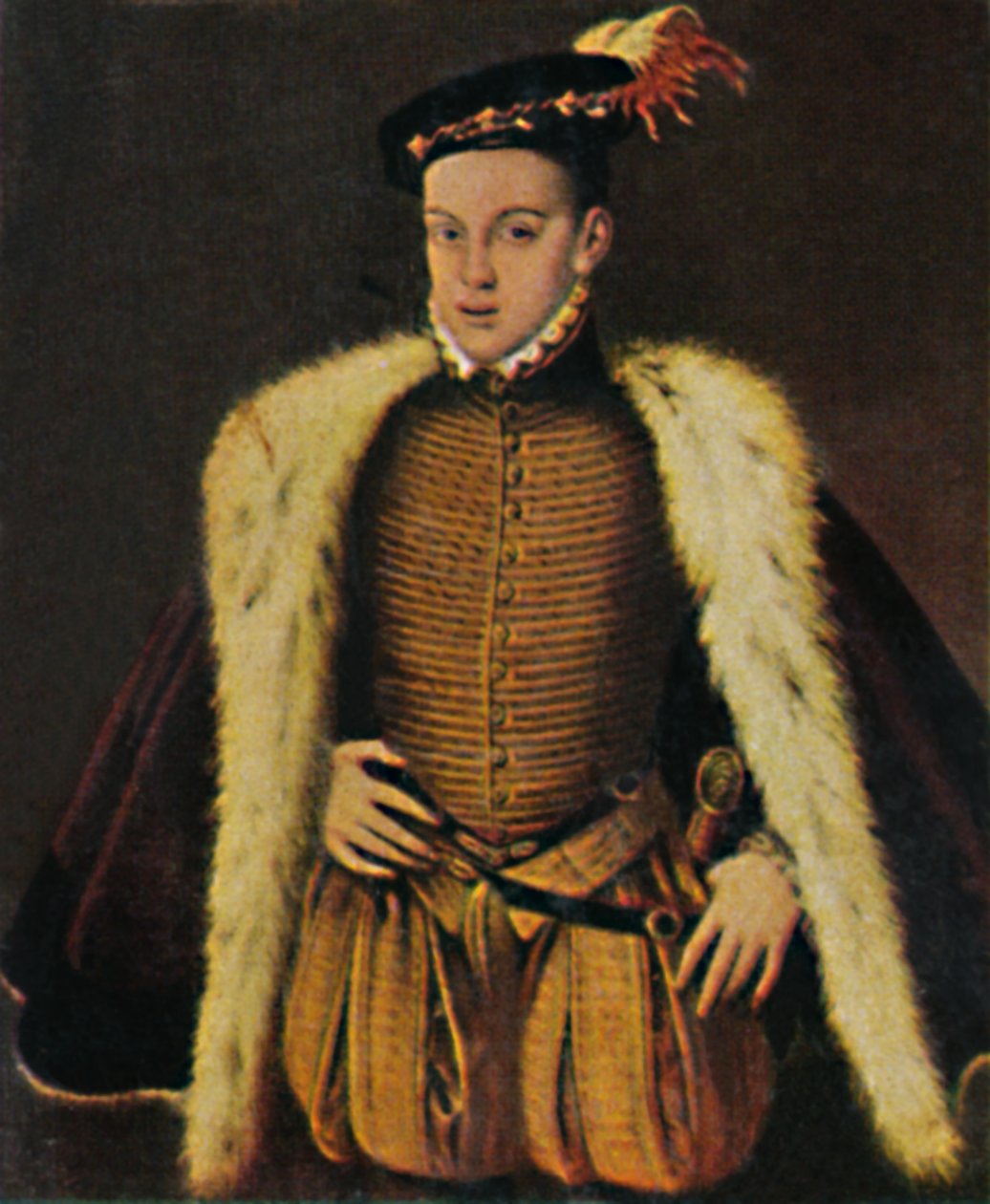 Don Carlos 1545-1568. - Sanchez Coello festménye, 1934. alkotó: Unbekannt