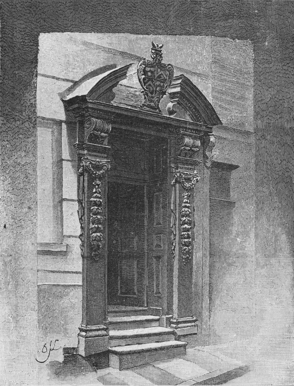 Ajtó, Painter Stainers Hall, 1890 alkotó: Unbekannt