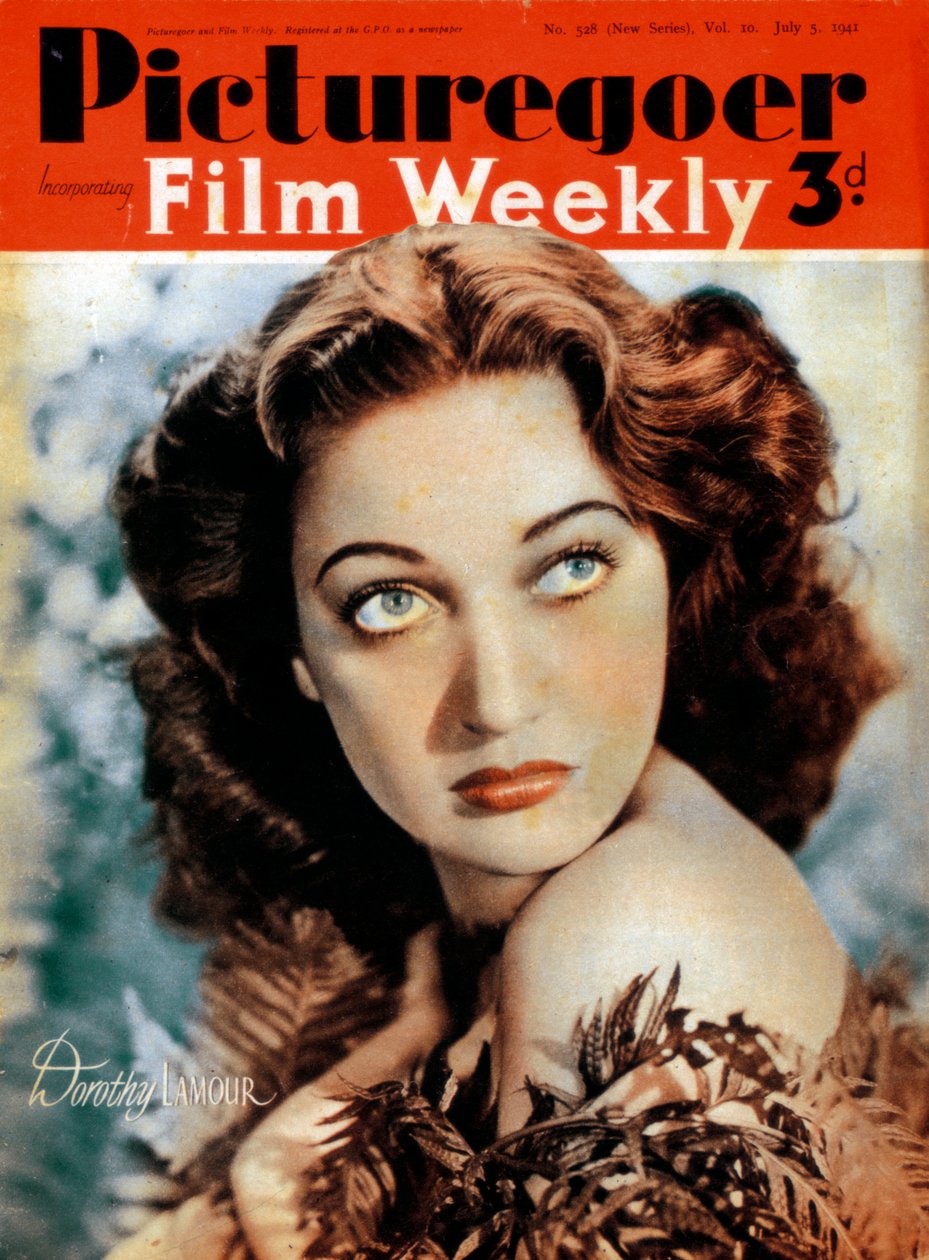 Dorothy Lamour 1914-1996, amerikai színésznő, 1941 alkotó: Unbekannt