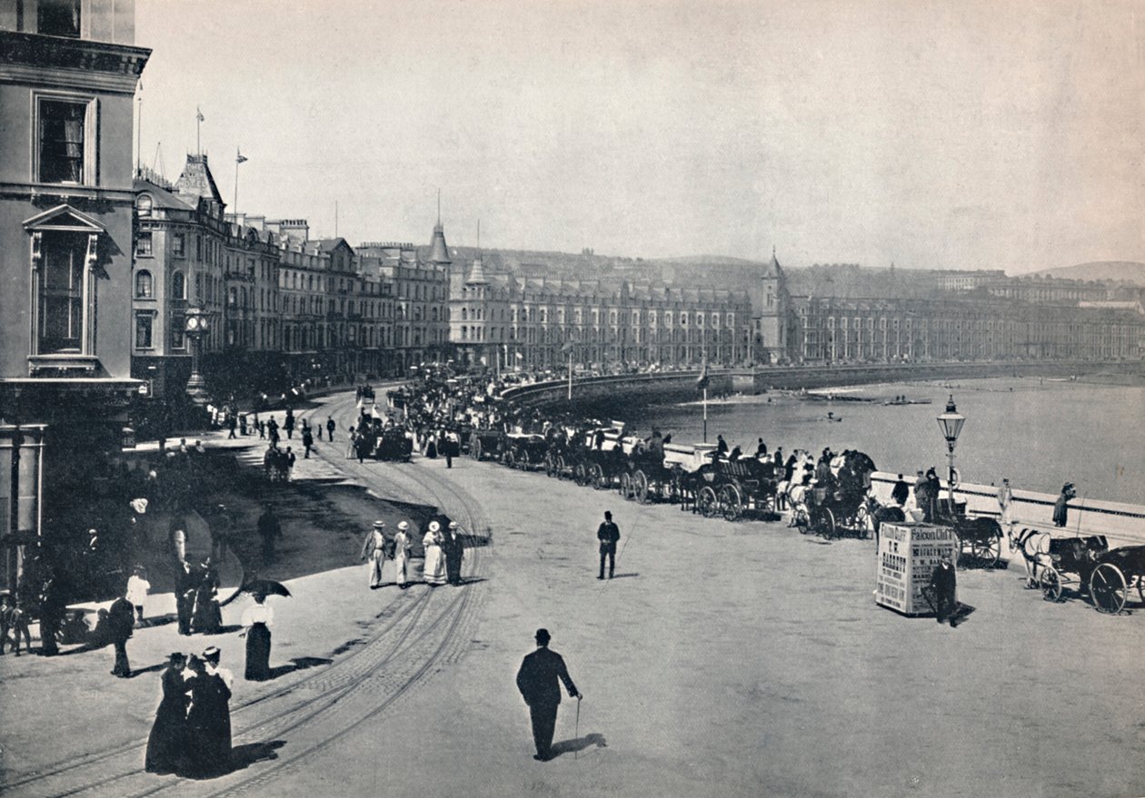 Douglas – Általános nézet a sétányról, 1895 alkotó: Unbekannt