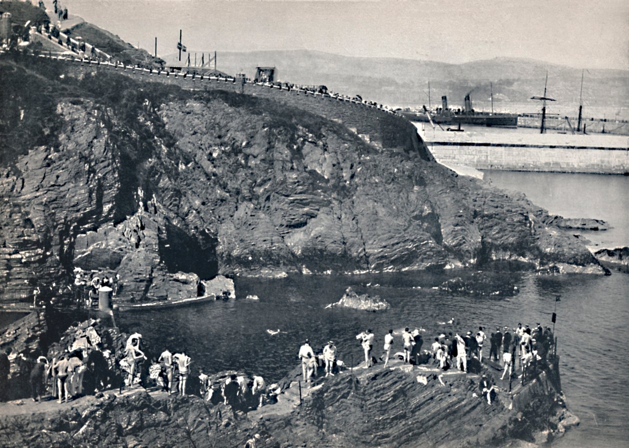 Douglas – A fürdőhely Port Skillionban, 1895 alkotó: Unbekannt