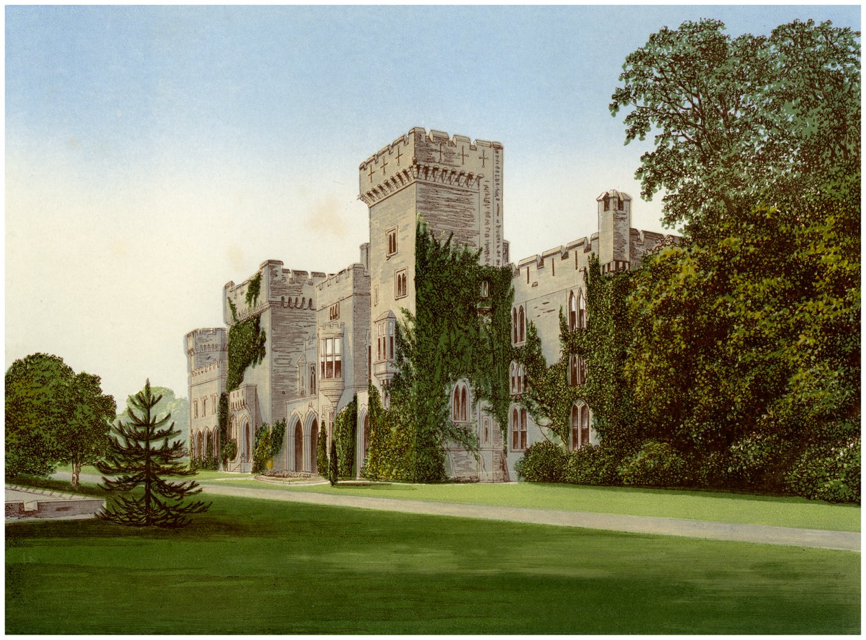 Downton Castle, Herefordshire, Baronet Boughton otthona, 1880 alkotó: Unbekannt