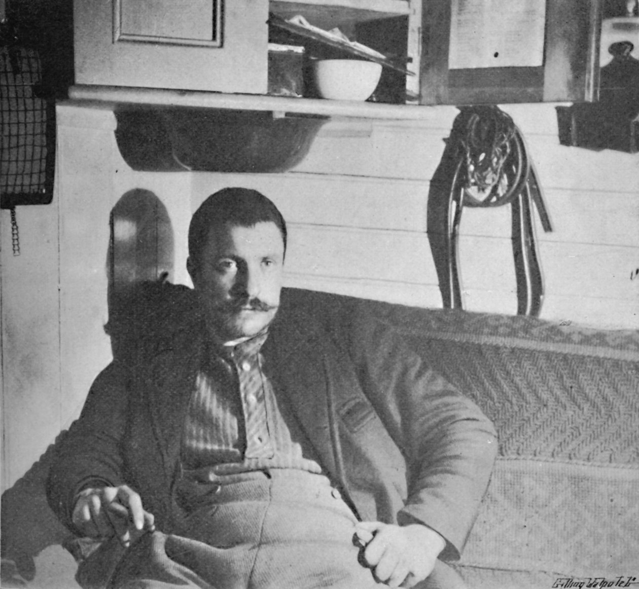 Dr. Blessing in his Cabin, 1893-1896, 1897 alkotó: Unbekannt