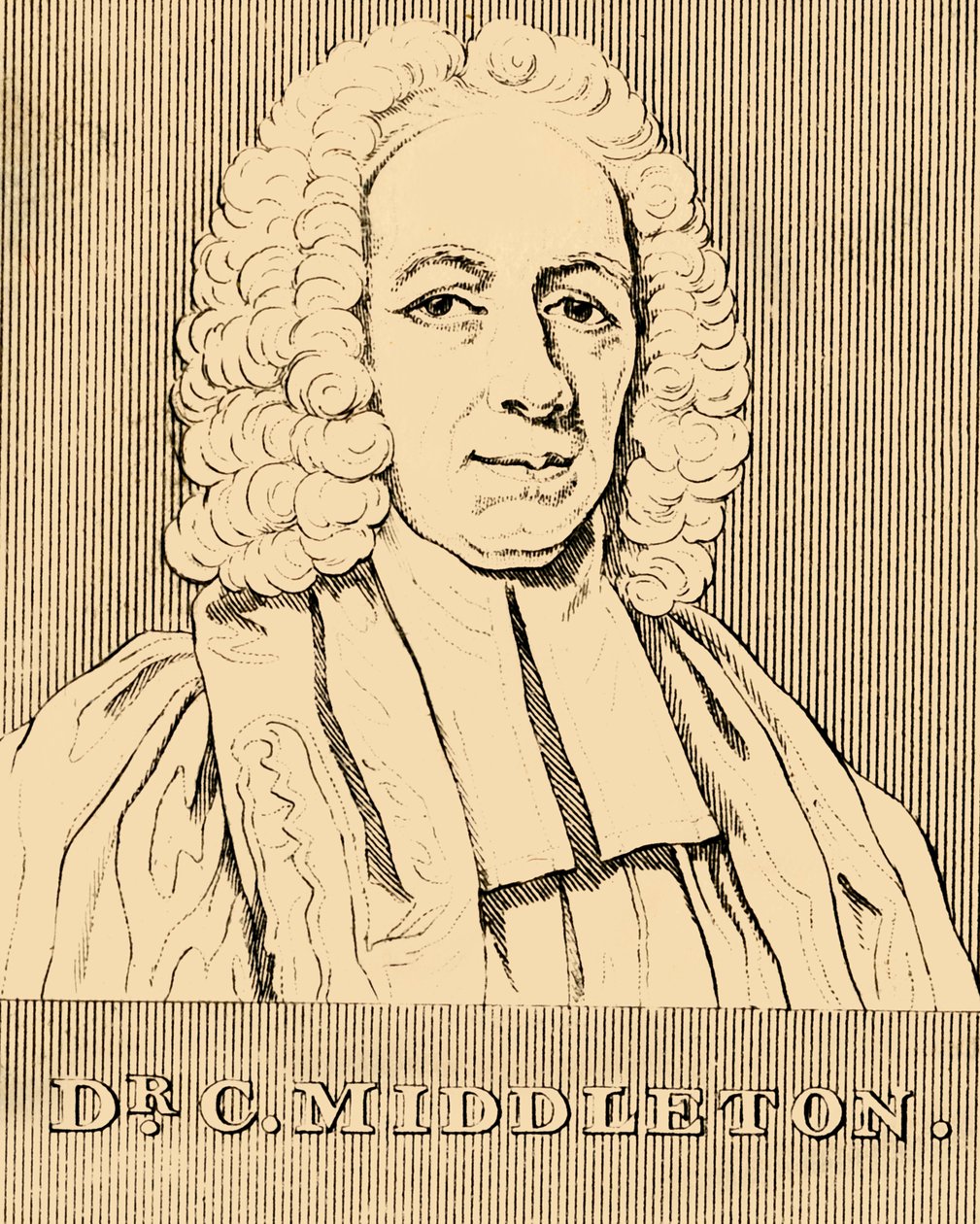 Dr. C. Middleton, 1683-1750, 1830. alkotó: Unbekannt