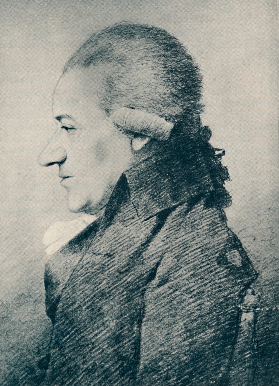 Dr. Charles Burney szül. 1726, d. 1814, 1907 alkotó: Unbekannt