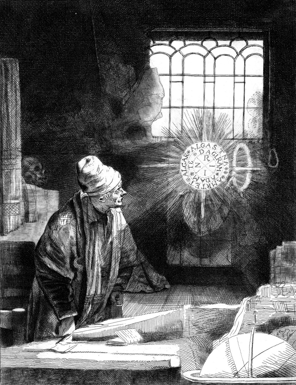 Dr. Faustus tanulmányában alkotó: Unbekannt