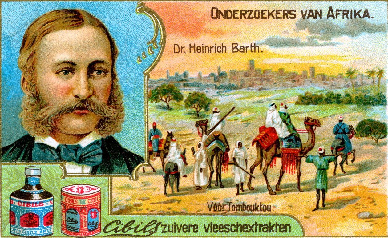 Dr. Heinrich Barth, német földrajztudós és felfedező, 1900 alkotó: Unbekannt