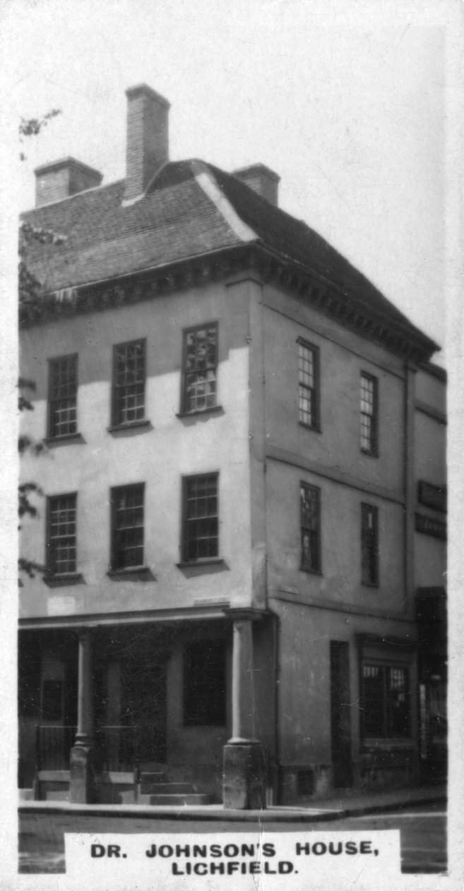 Dr. Johnsons ház, Lichfield, Staffordshire, 1920-as évek alkotó: Unbekannt