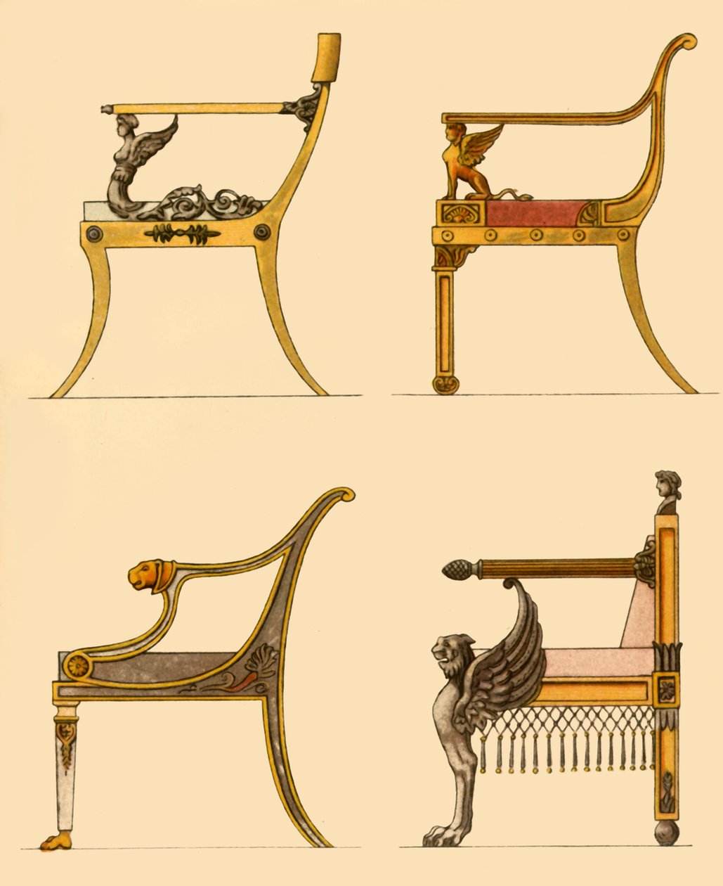 Szalonszékek, 1808, 1946. alkotó: Unbekannt