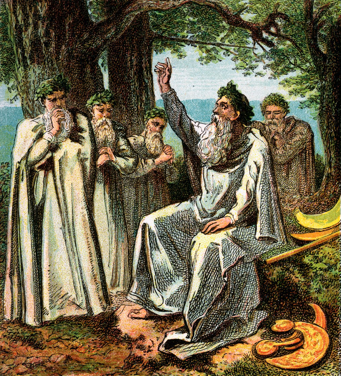 Druidák, vagy brit papok, 1850 alkotó: Unbekannt