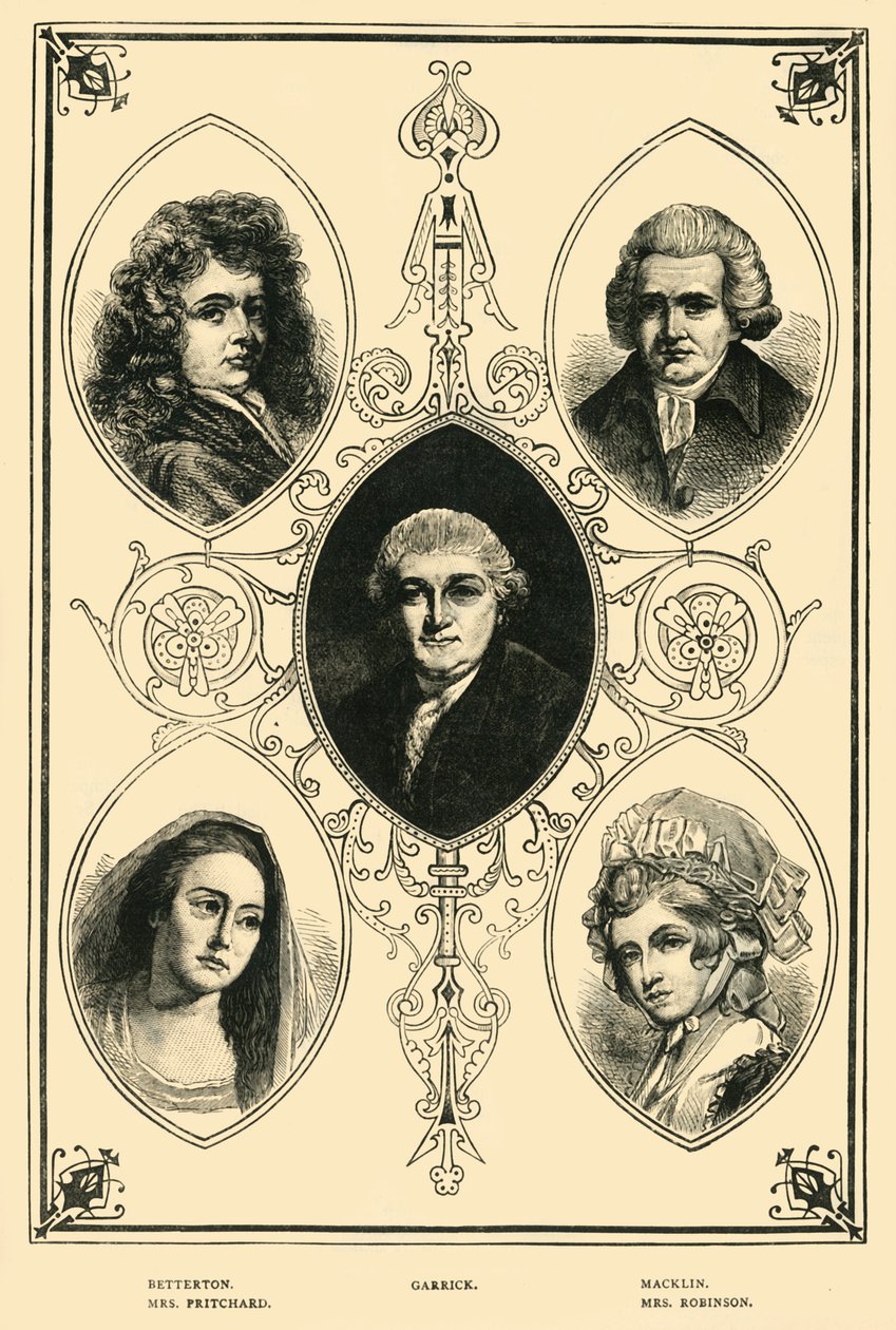 Drury Lane hírességei, 1881. alkotó: Unbekannt