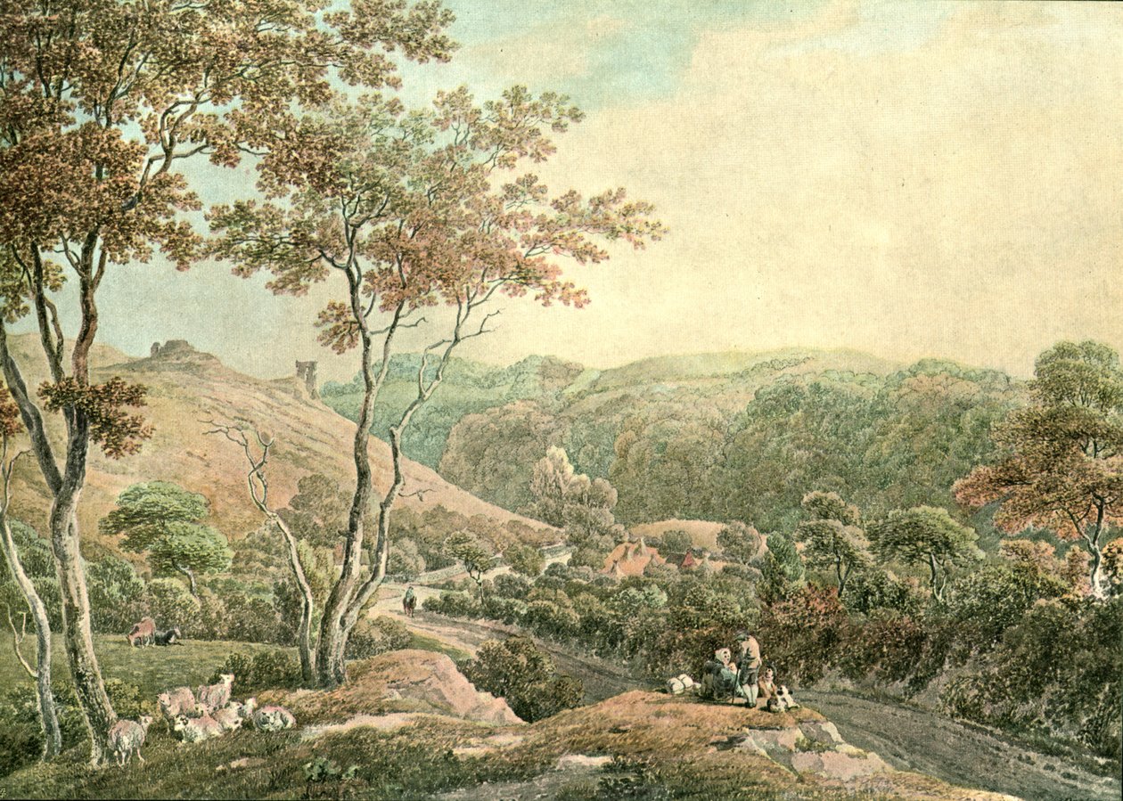 Drysllwyn kastély, Carmarthenshire, 1900. alkotó: Unbekannt
