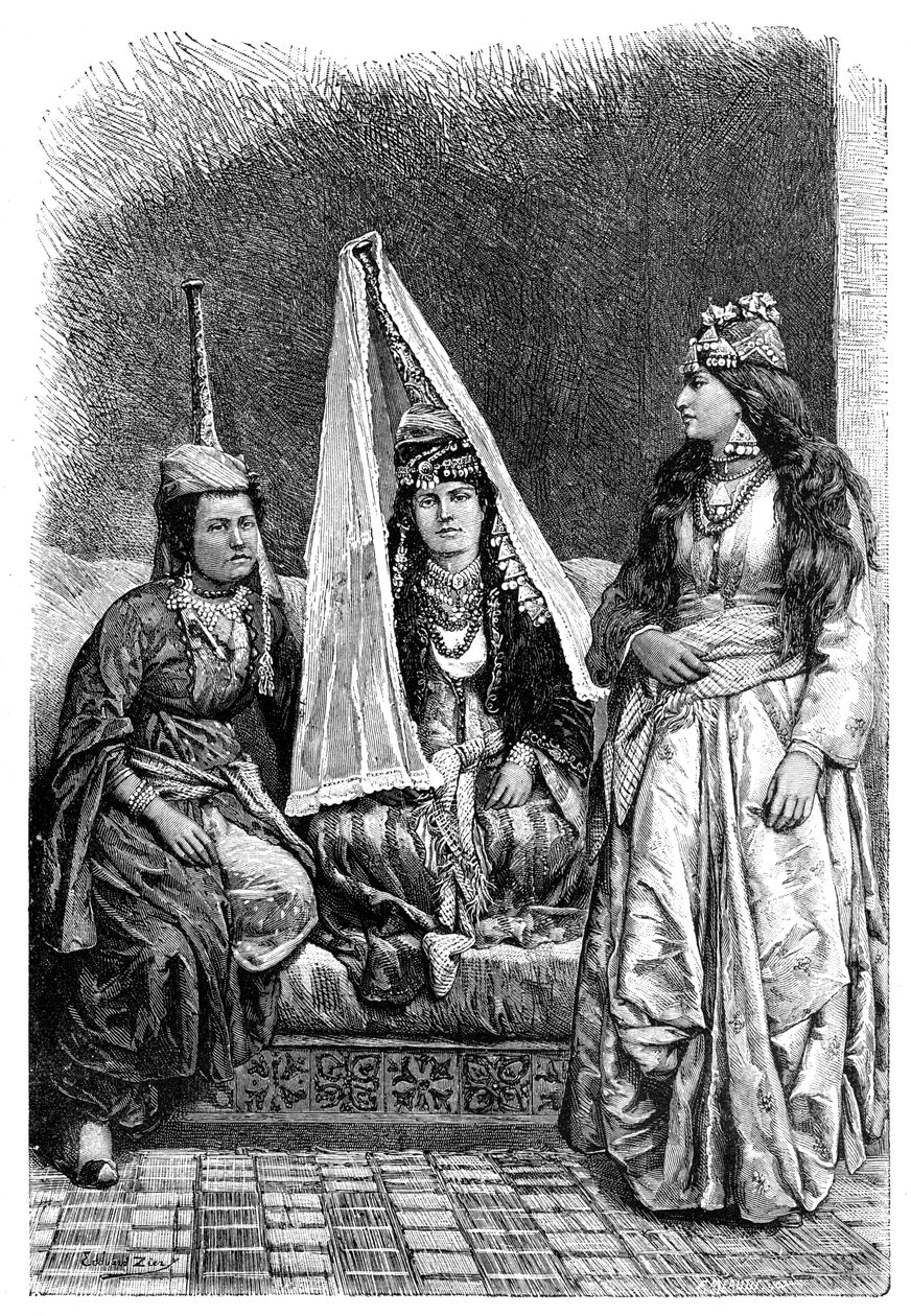 Drúz hercegnő és Libanon hölgye, 1895 alkotó: Unbekannt
