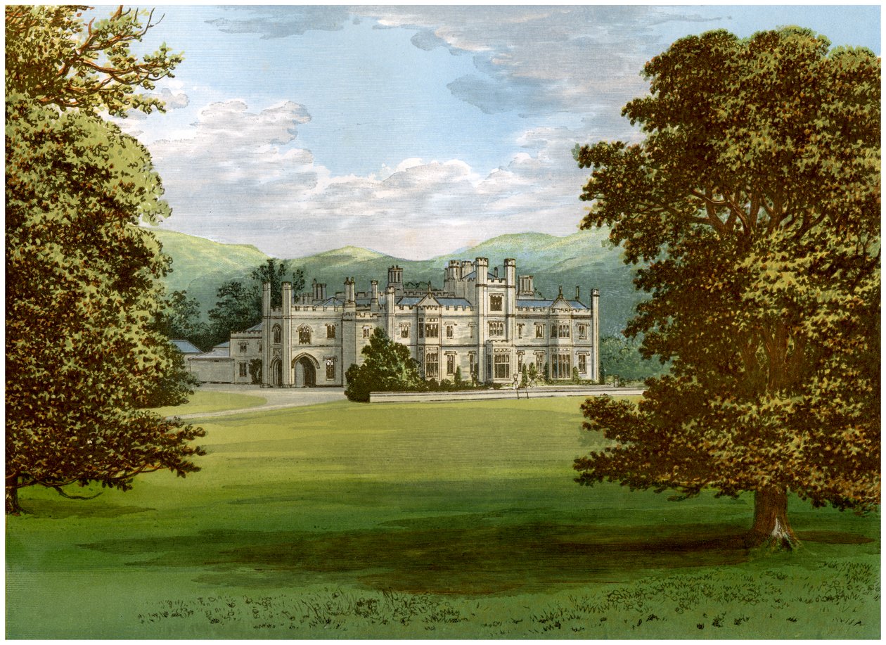 Dunmore Park, Stirlingshire, Skócia, Dunmore gróf otthona, 1880 alkotó: Unbekannt