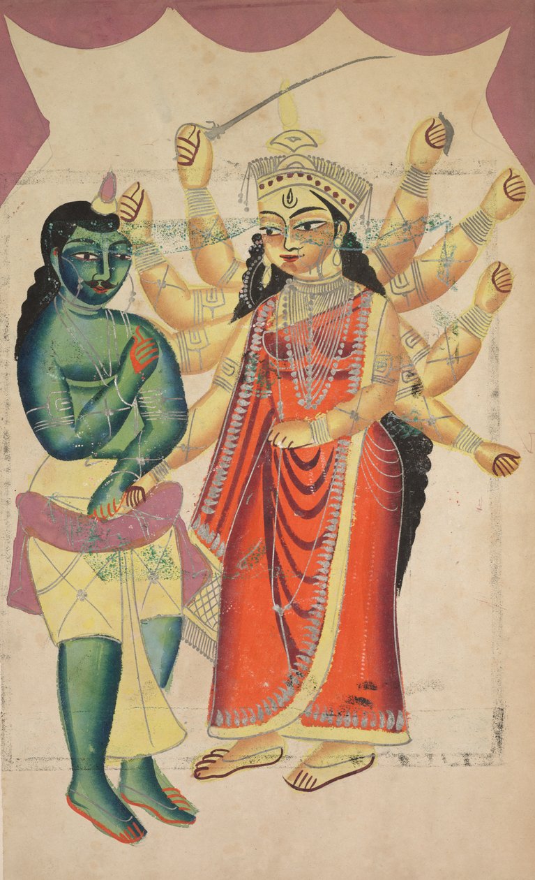 Durga, 1800-as évek. alkotó: Unbekannt