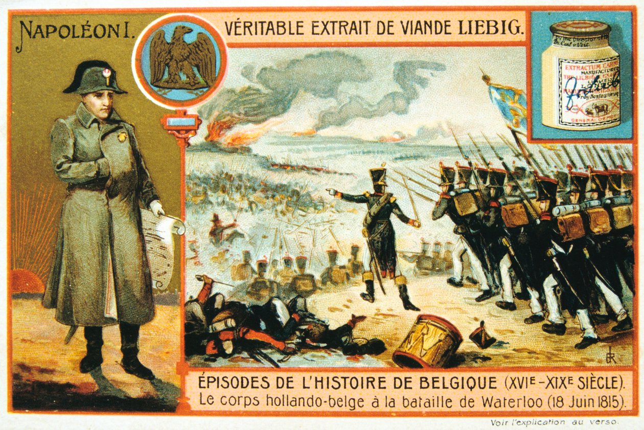 Holland-belga csapatok a waterlooi csatában, 1815, 19. század vége alkotó: Unbekannt