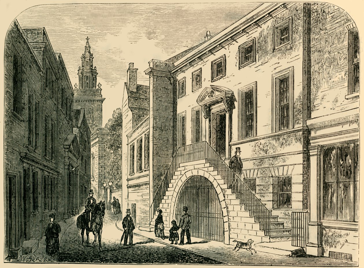 Dyers Hall, c1830, c1872. alkotó: Unbekannt