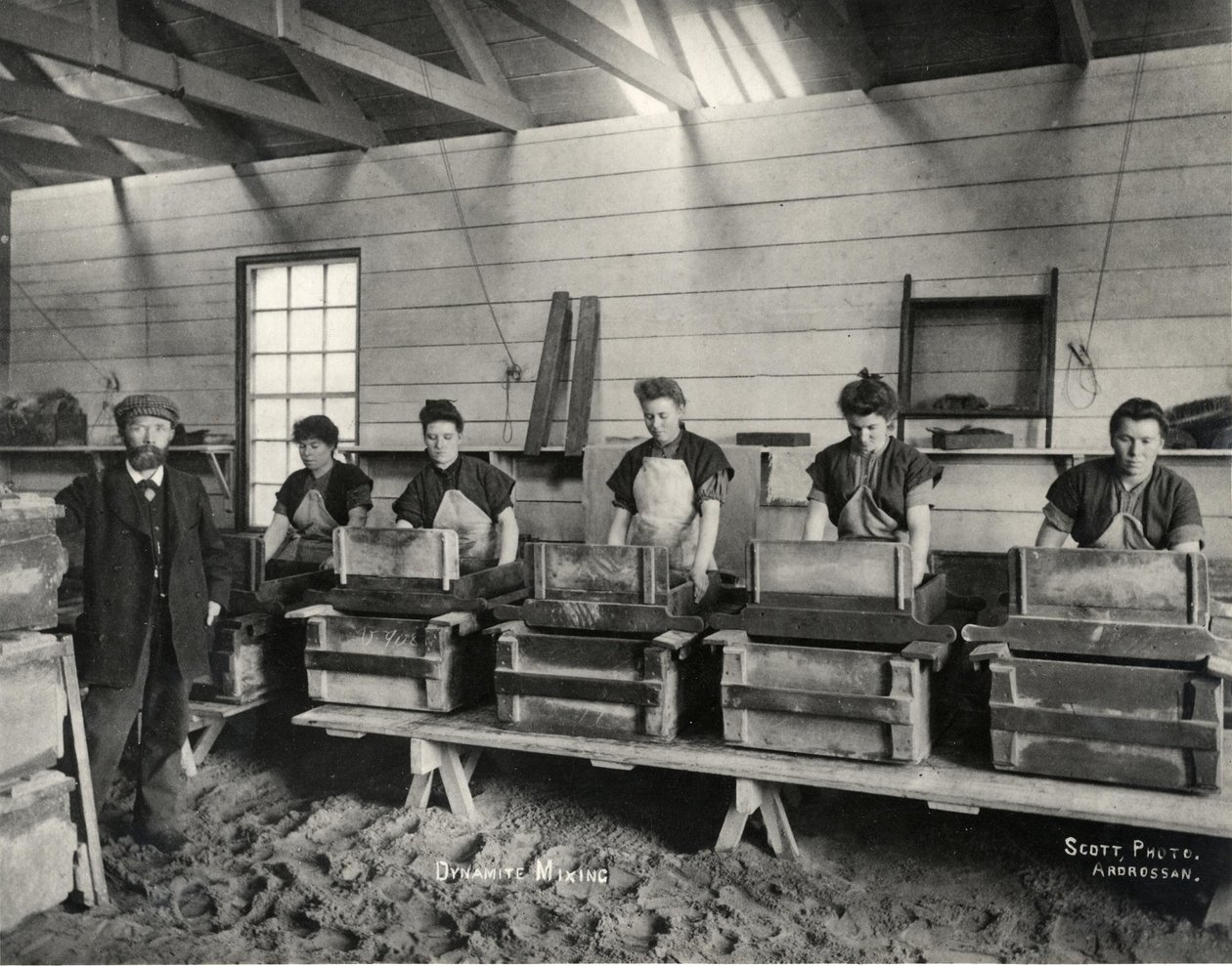 Dinamitkeverés, Ardrossan, 1897 alkotó: Unbekannt