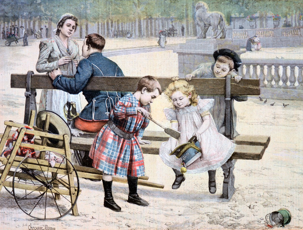 Minden kornak megvannak a maga örömei, 1895 alkotó: Unbekannt