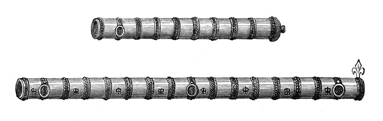 A legkorábbi ágyúmodellek, a Tower of London, 1870 alkotó: Unbekannt