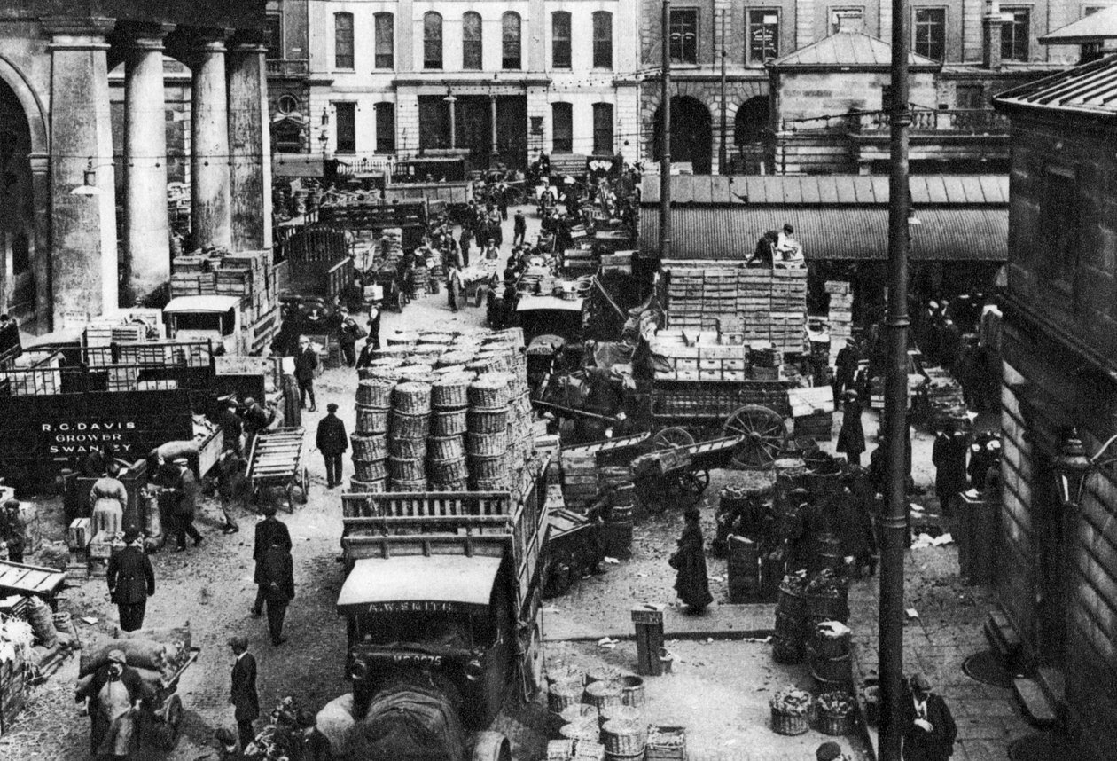 Kora reggel a londoni Covent Gardenben, 1926-1927 alkotó: Unbekannt