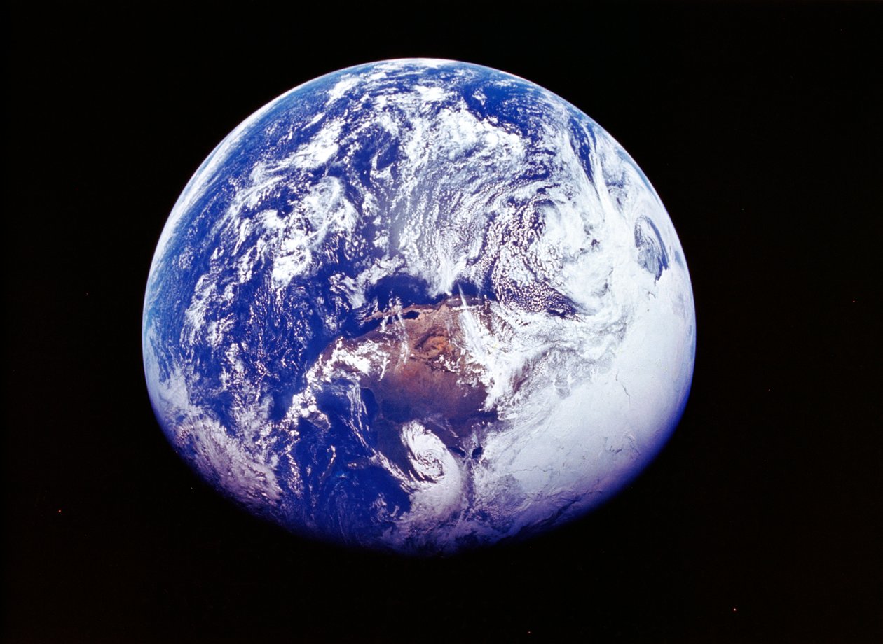 Föld az űrből, az Apollo 16 űrszonda fényképezte, 1972. április 16 alkotó: Unbekannt