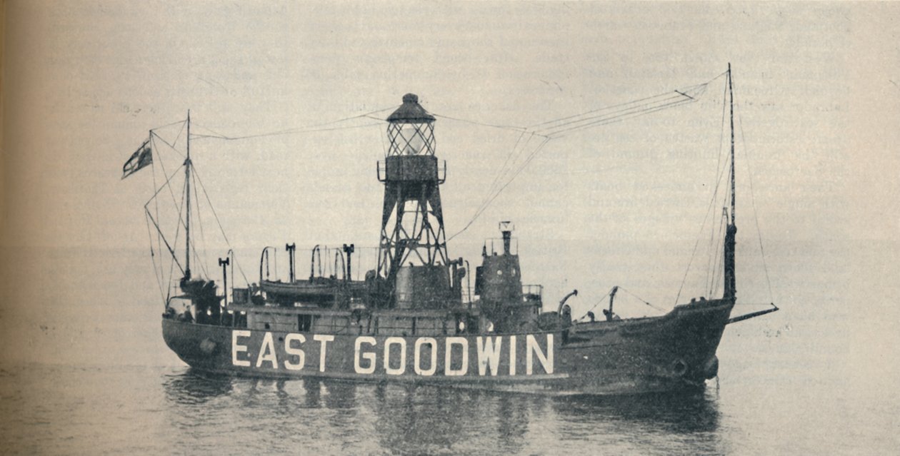 East Goodwin Lightship másfél mérföldre keletre a Goodwin Sands-tól, 1937 alkotó: Unbekannt