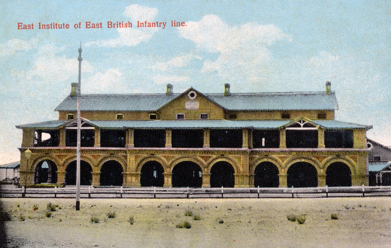 East Institute of East British Infantry line, India, 20. század eleje alkotó: Unbekannt