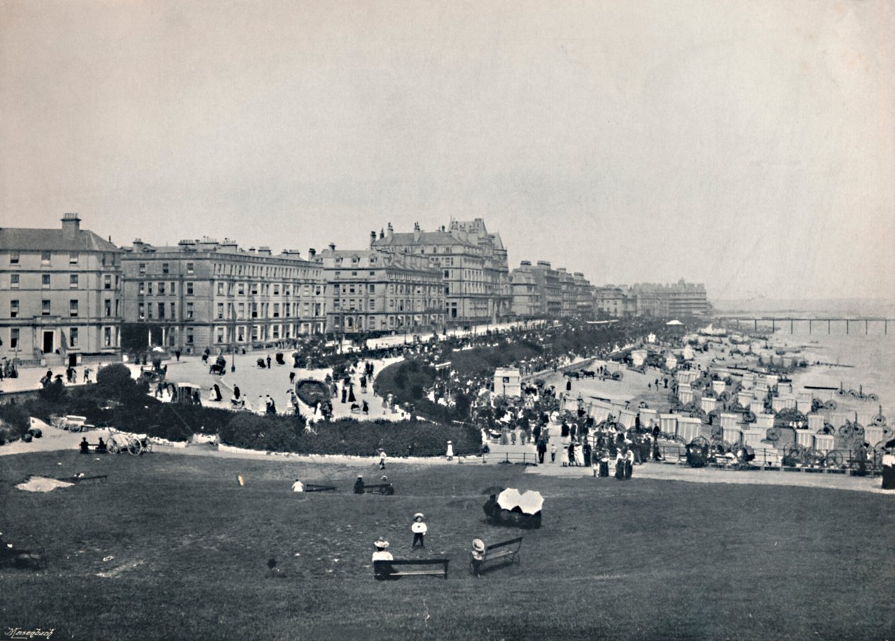 Eastbourne – Általános kilátás a Kívánságtoronyból, 1895 alkotó: Unbekannt