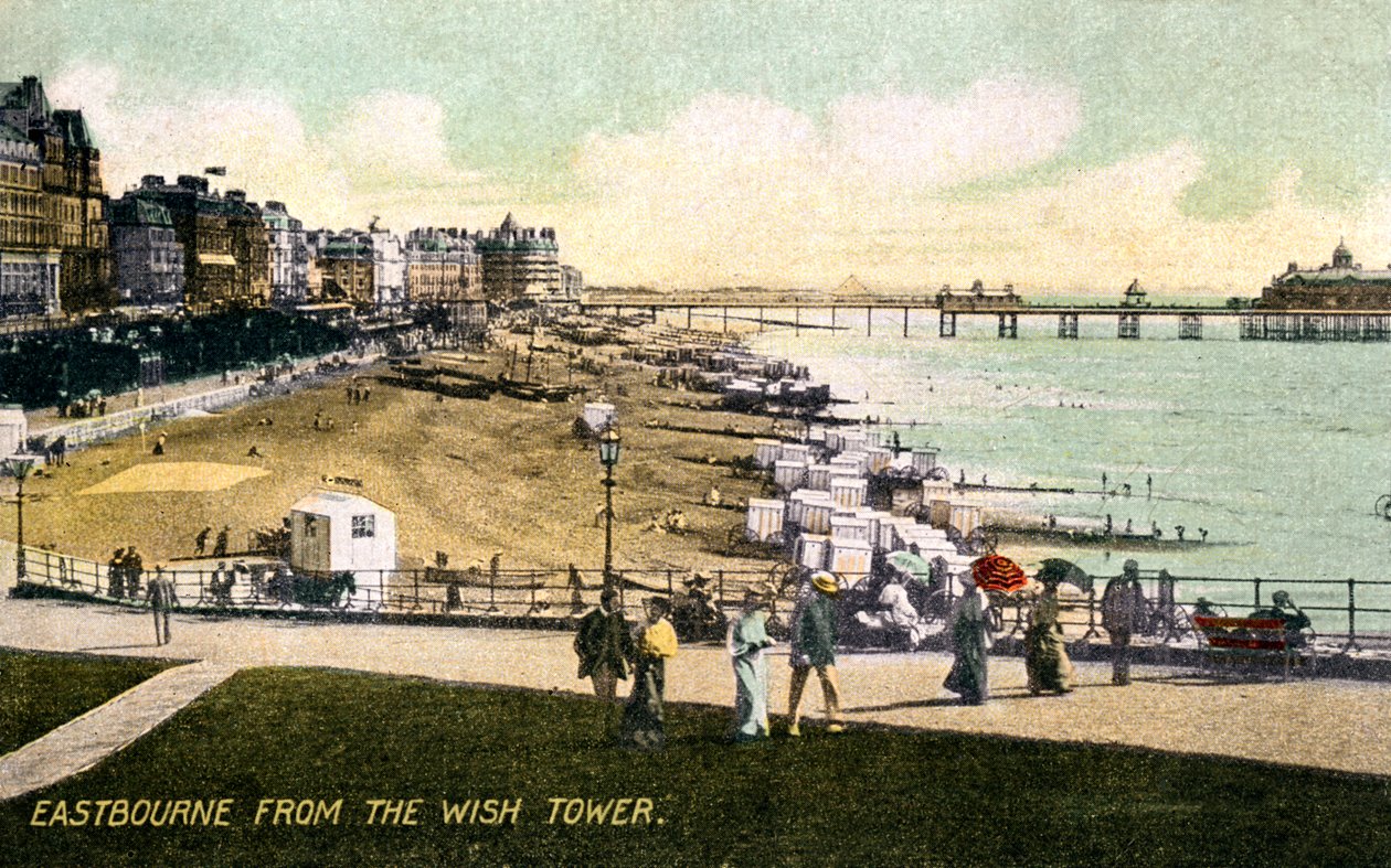 Eastbourne a Wish Towerből, Sussex, 20. század eleje alkotó: Unbekannt