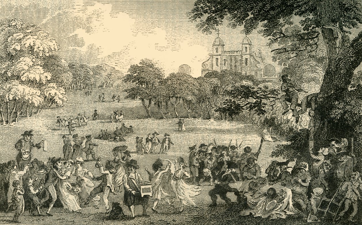 Húsvét hétfő a Greenwich Parkban, 1878. alkotó: Unbekannt