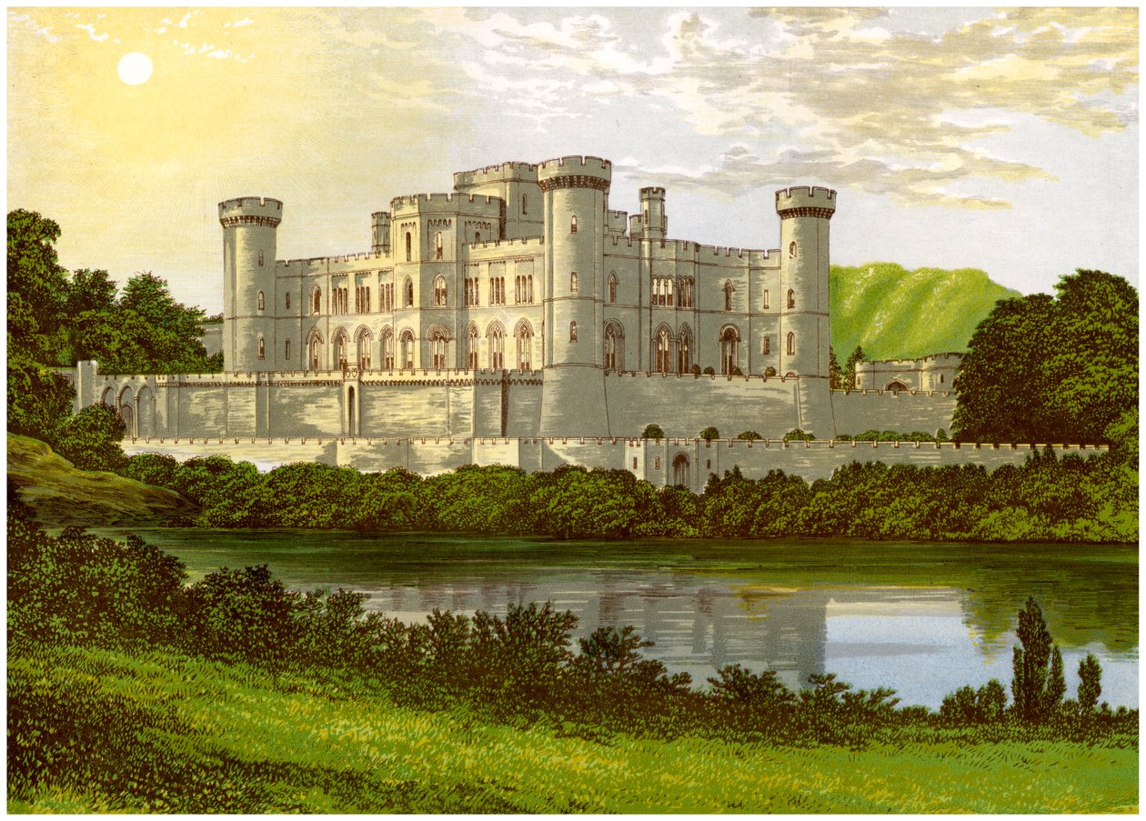 Eastnor kastély, Herefordshire, Earl Somers otthona, 1880 alkotó: Unbekannt